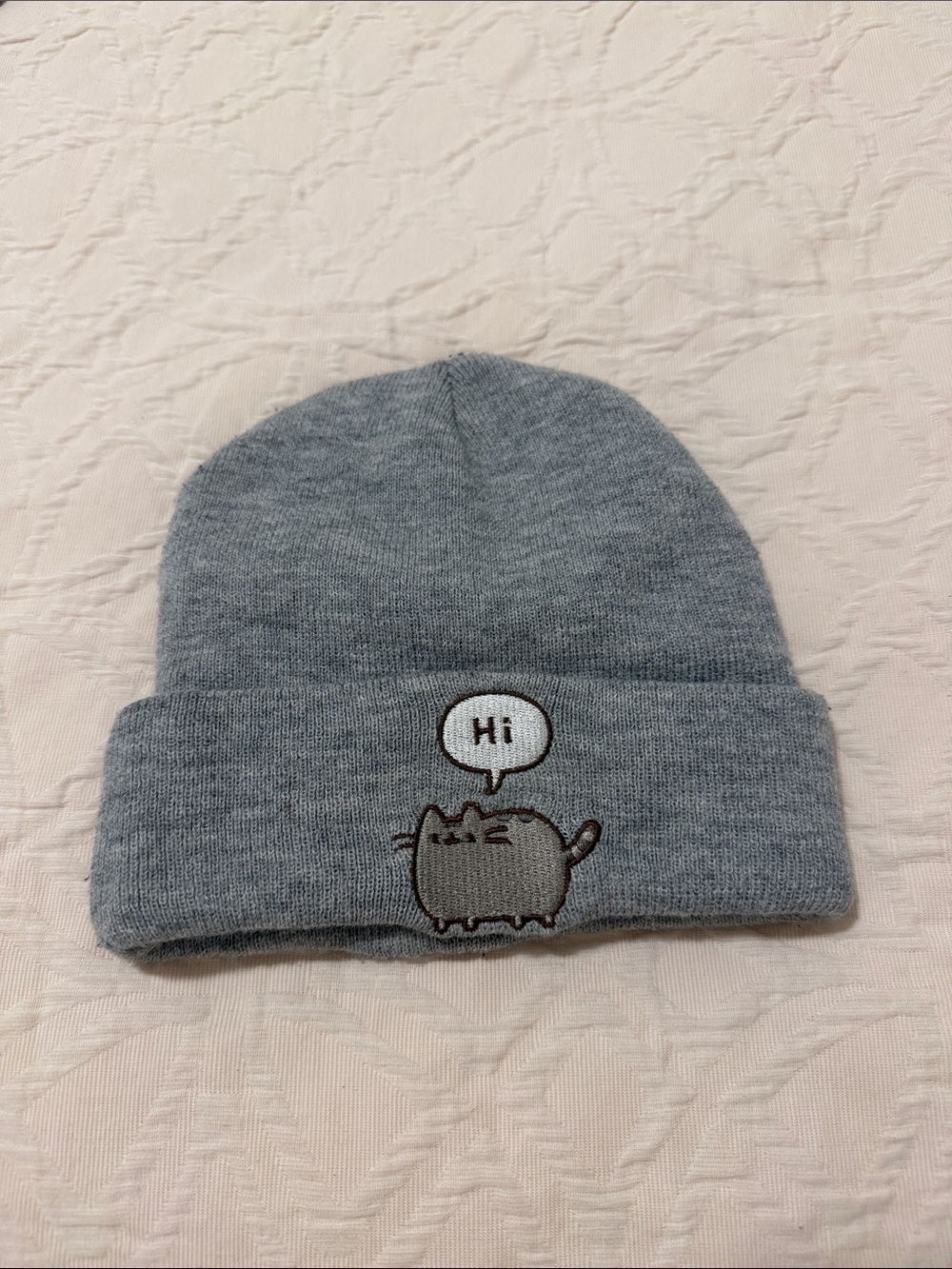 Kid’s Pusheen Beanie Hat - Gray